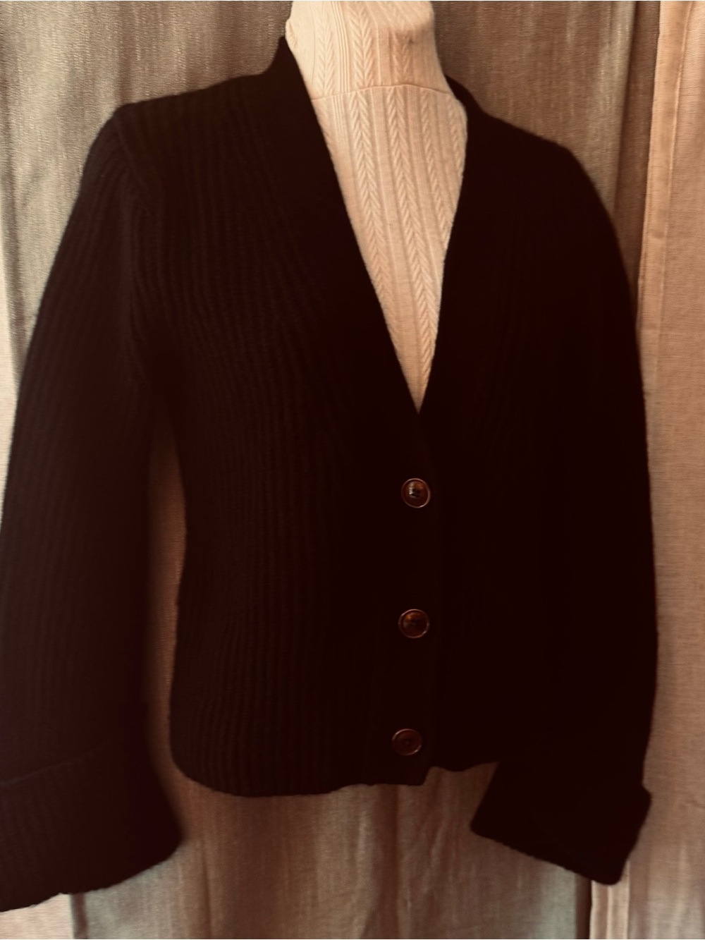 Banana Republic Ribbed Cardigan Petite S | Ski Lodge Reserve